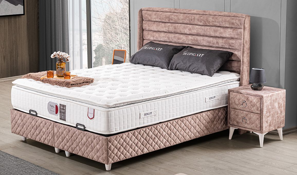 Twin Set Baza Başlık Yatak