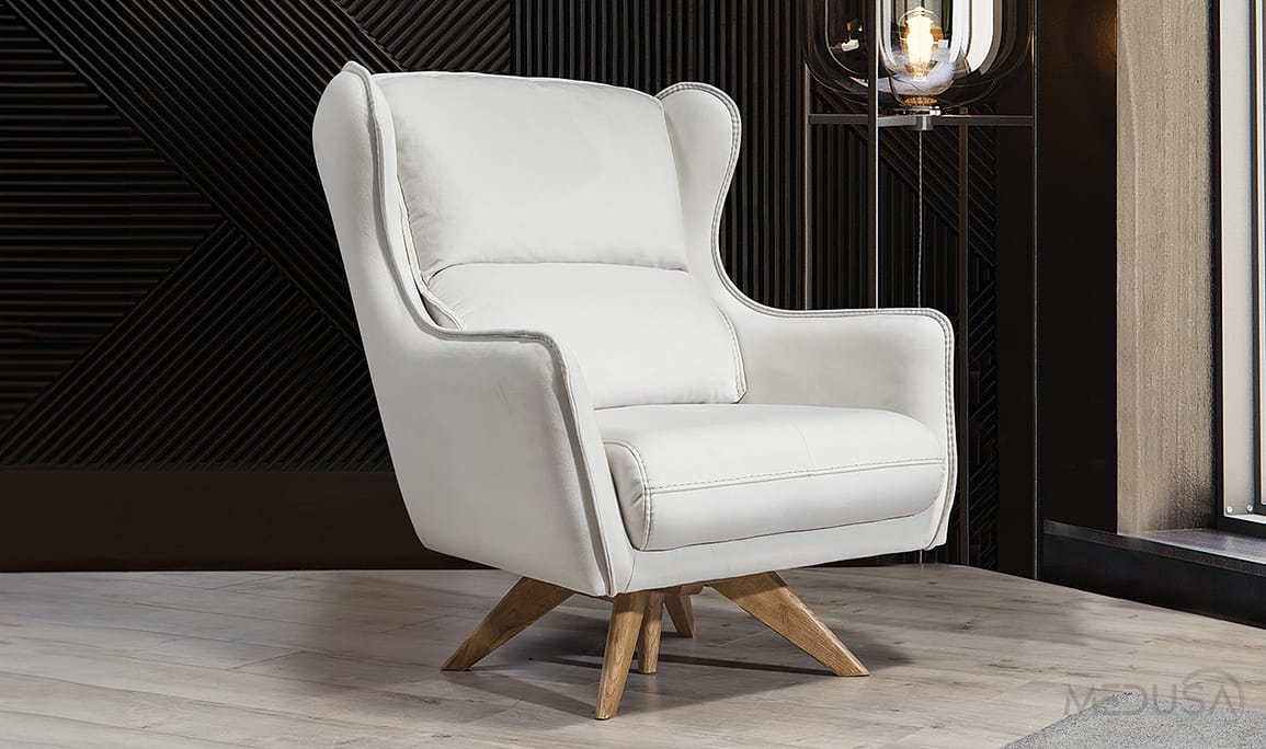 Cathedra Beyaz Berjer