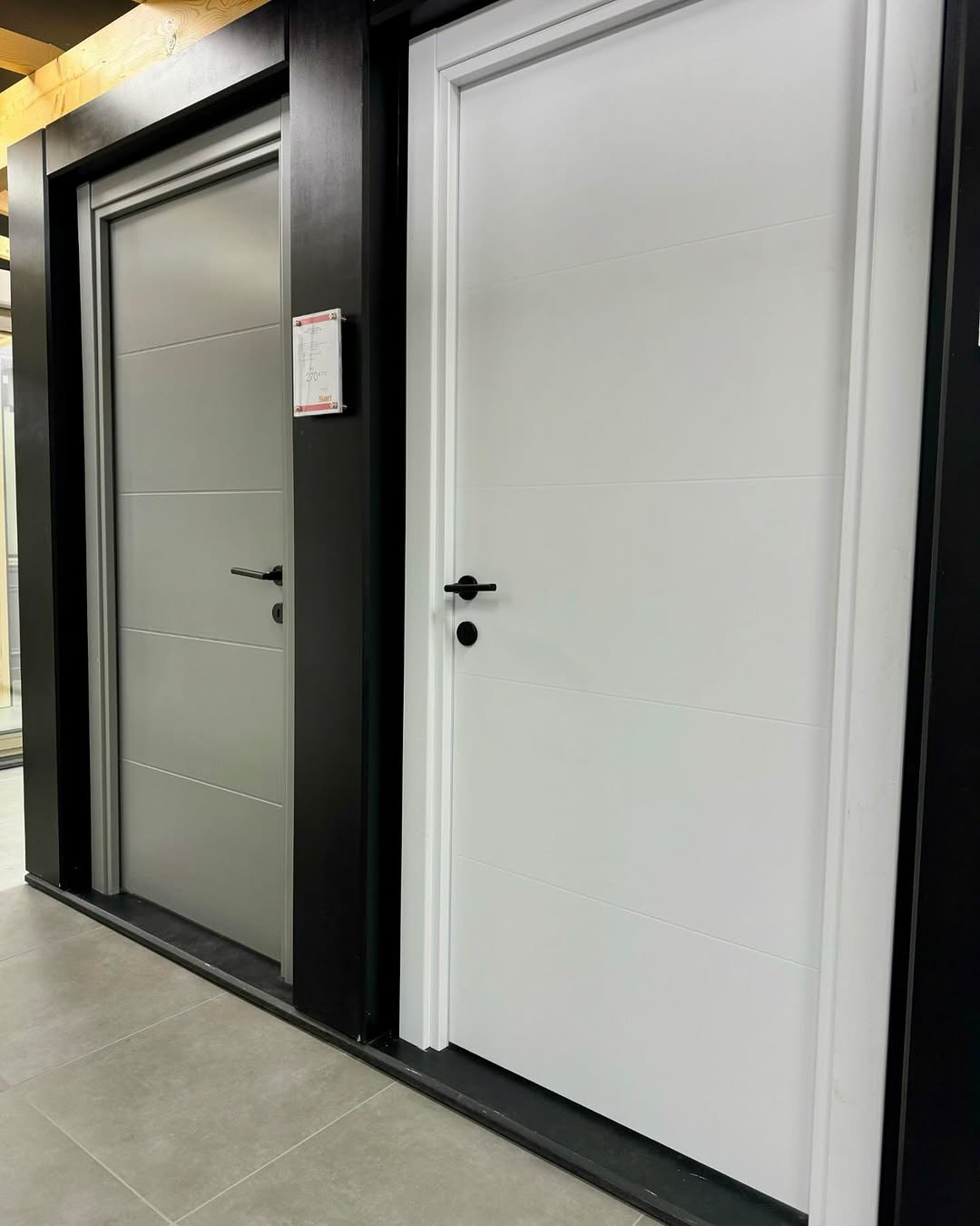 Porte intérieure LAQUE GRIS – Style moderne et raffiné