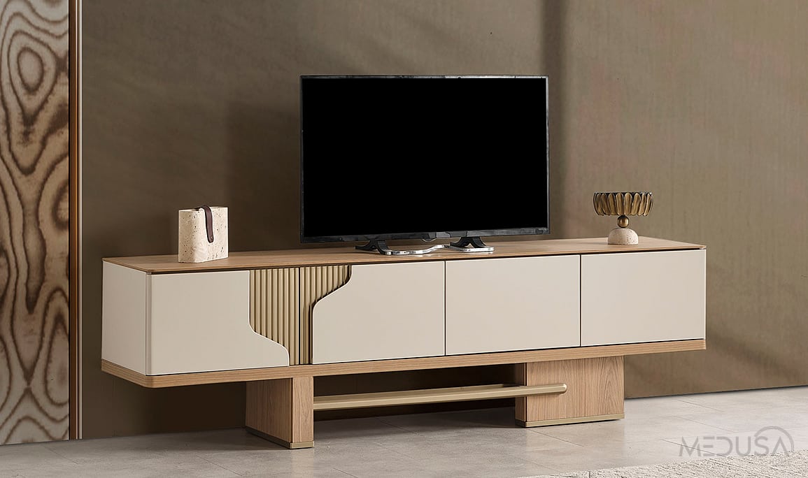 Ada Meşe Tv Ünitesi Set