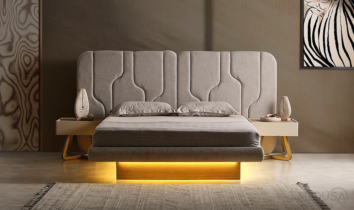 Ada Meşe Yatak Odası