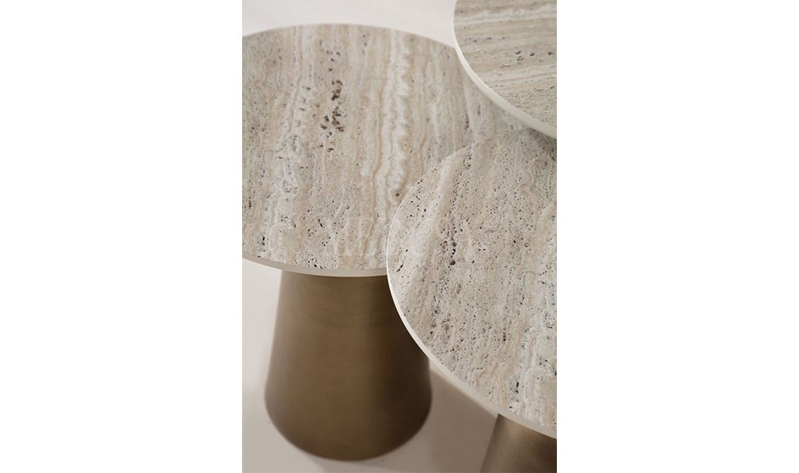 Beige Zigon Sehpa