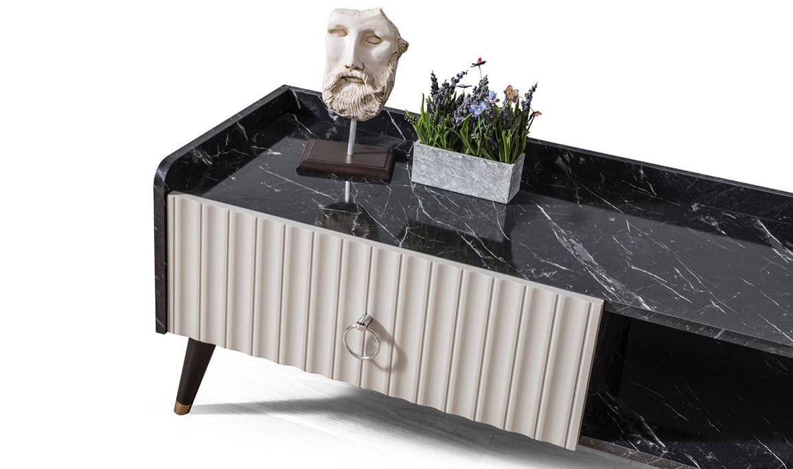 Daisy Siyah Gri Tv Ünitesi