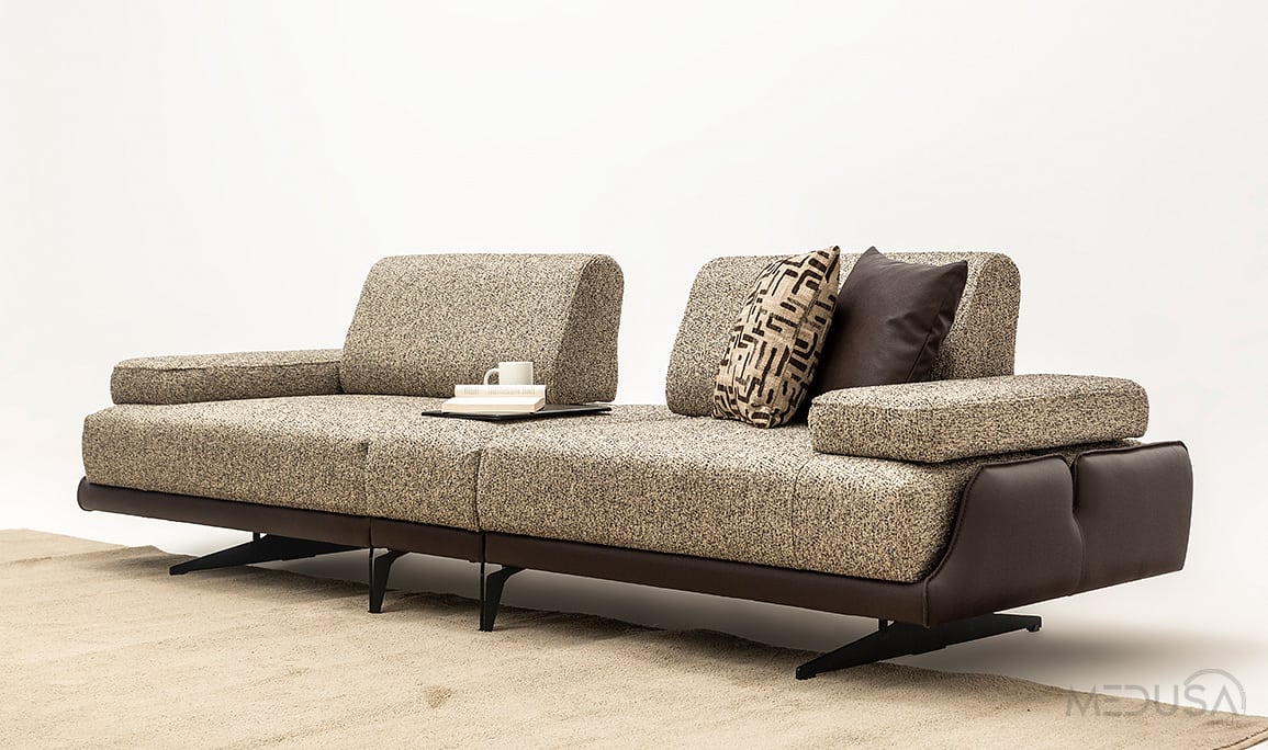 Esse Brown Sehpalı Üçlü Koltuk