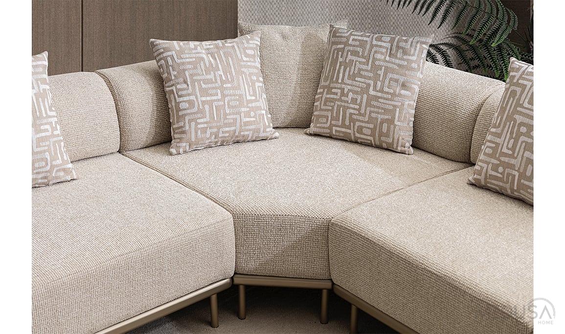 Loren Krem Köşe Takımı