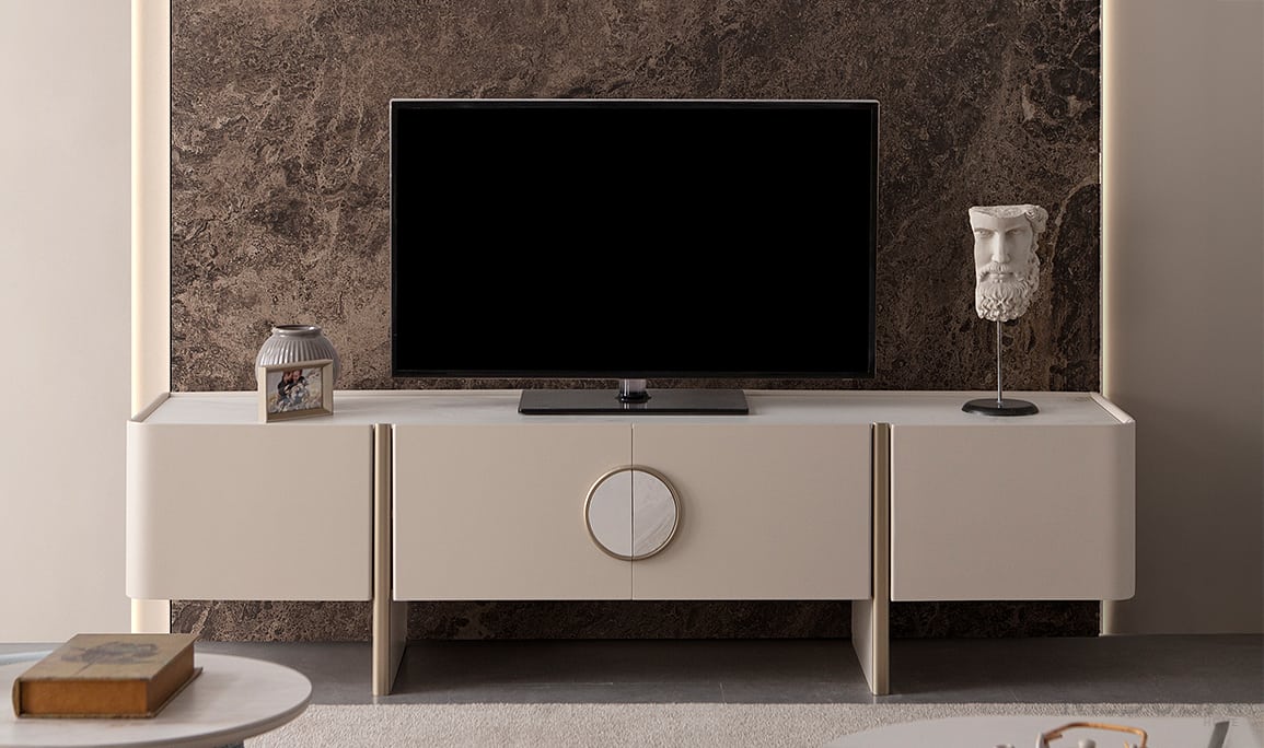 Lusso Mermer Tv Ünitesi