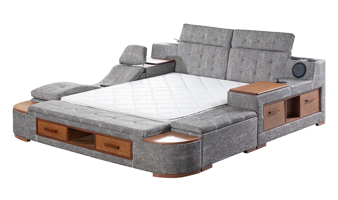 Luxe Life Gri Karyola