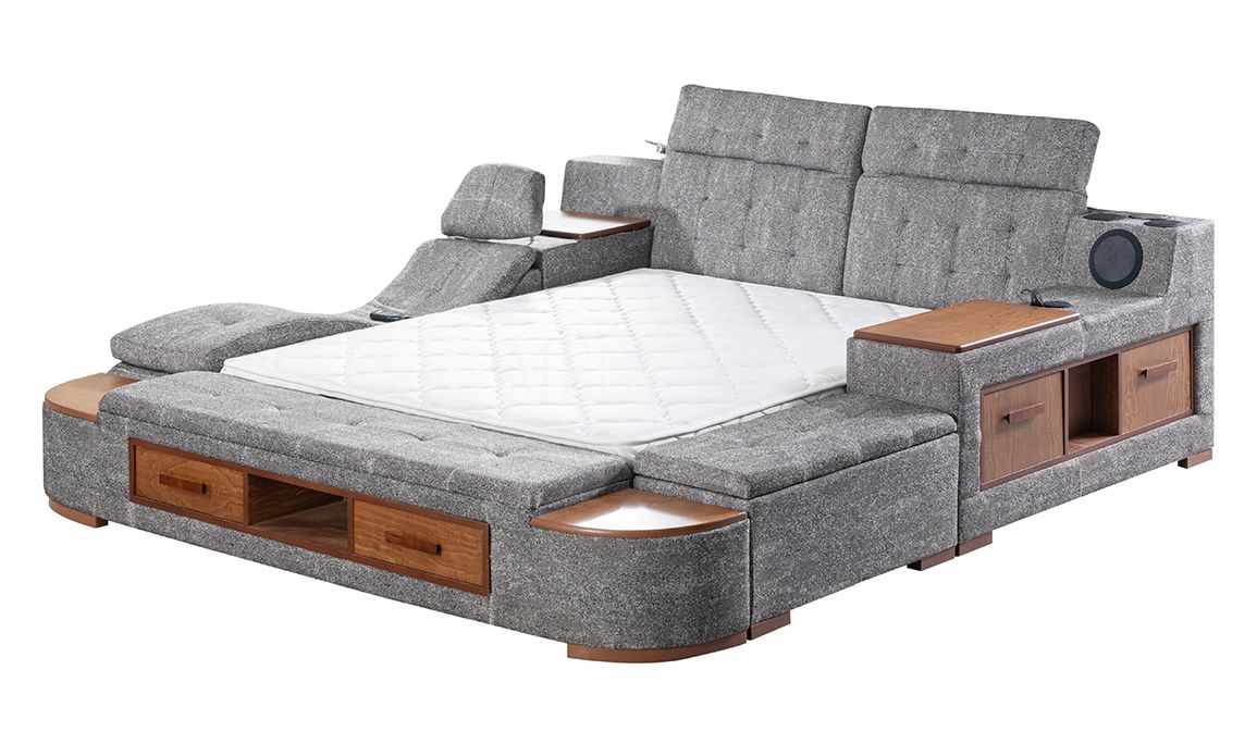 Luxe Life Gri Karyola