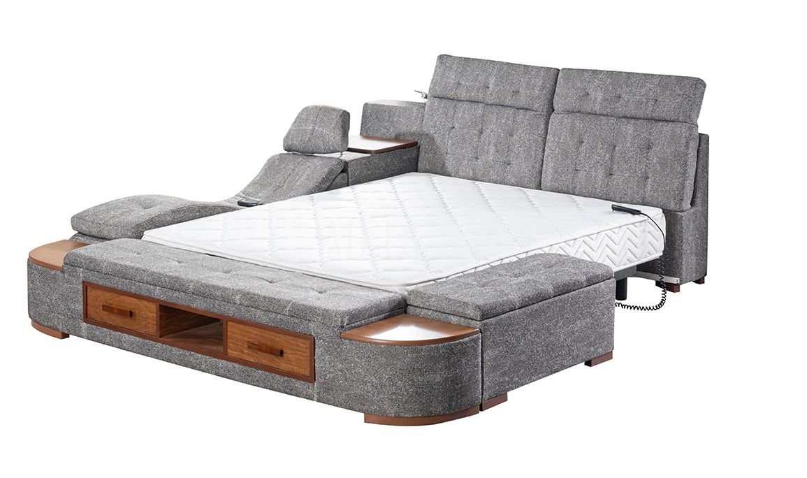 Luxe Life Gri Karyola