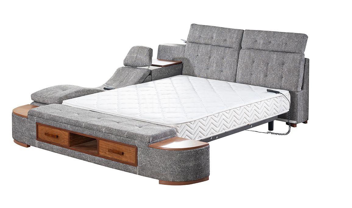 Luxe Life Gri Karyola