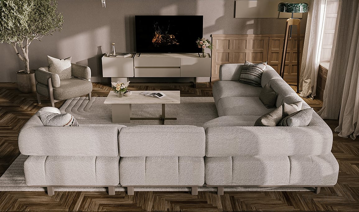 Mova Ivory Köşe Takımı