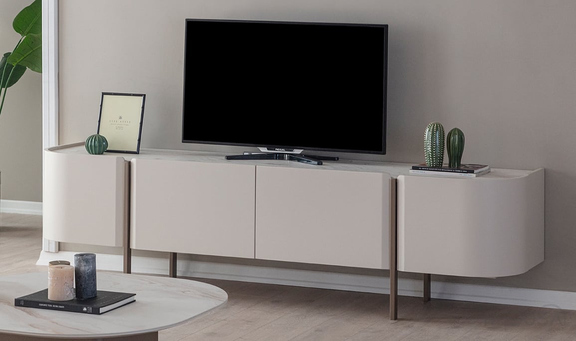 Nevis Seramik Tv Sehpası