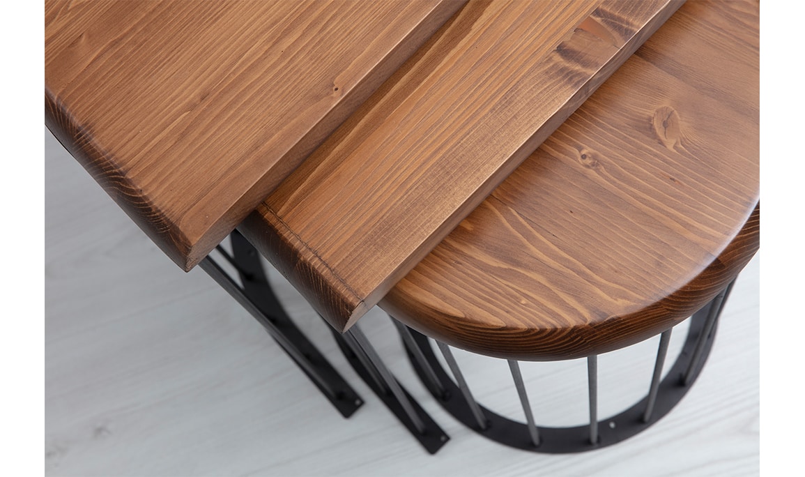 Nova Walnut Zigon Sehpa