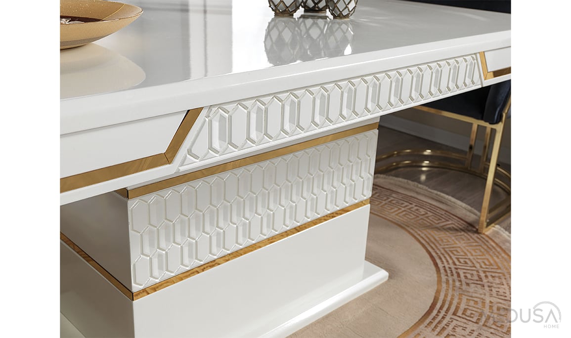 Paris Luxury Ahşap Yemek Masası