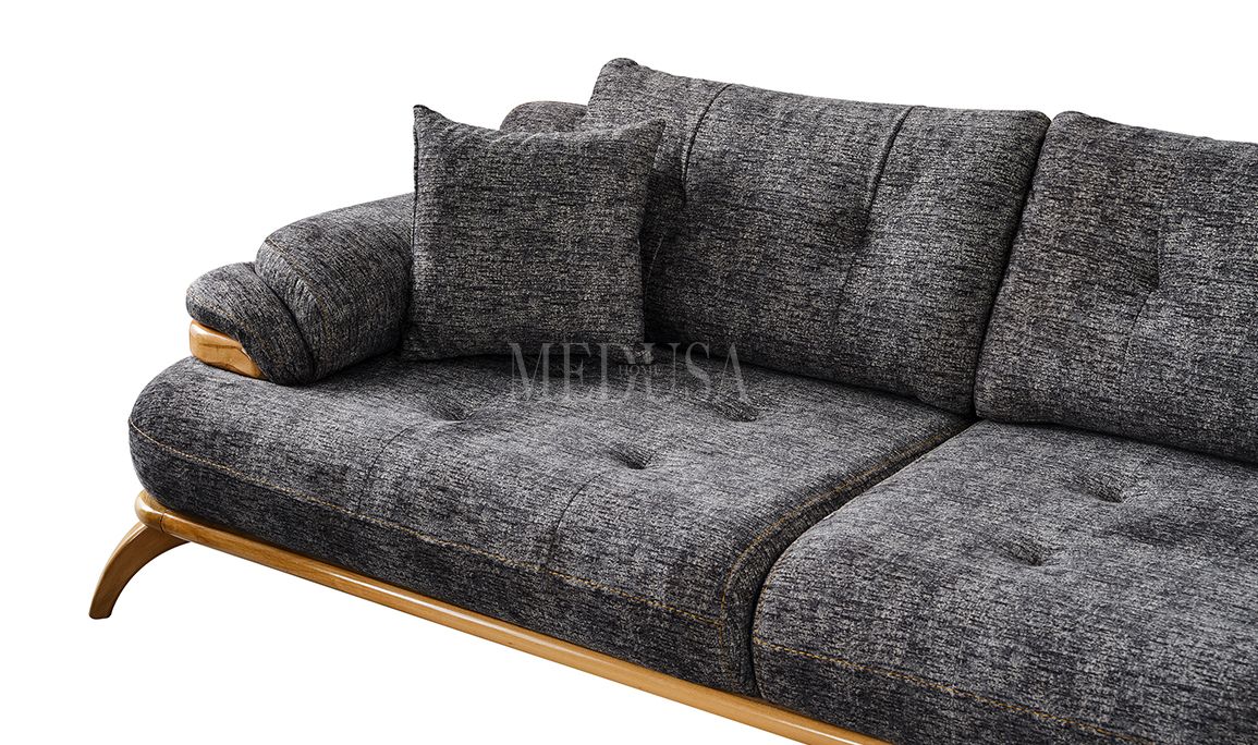 Relax Rio Üçlü Koltuk Gri