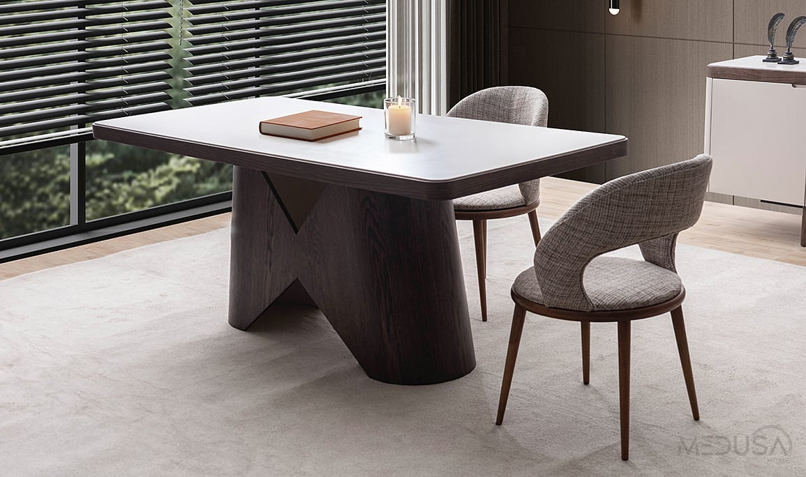 Siena Ceviz Yemek Masası