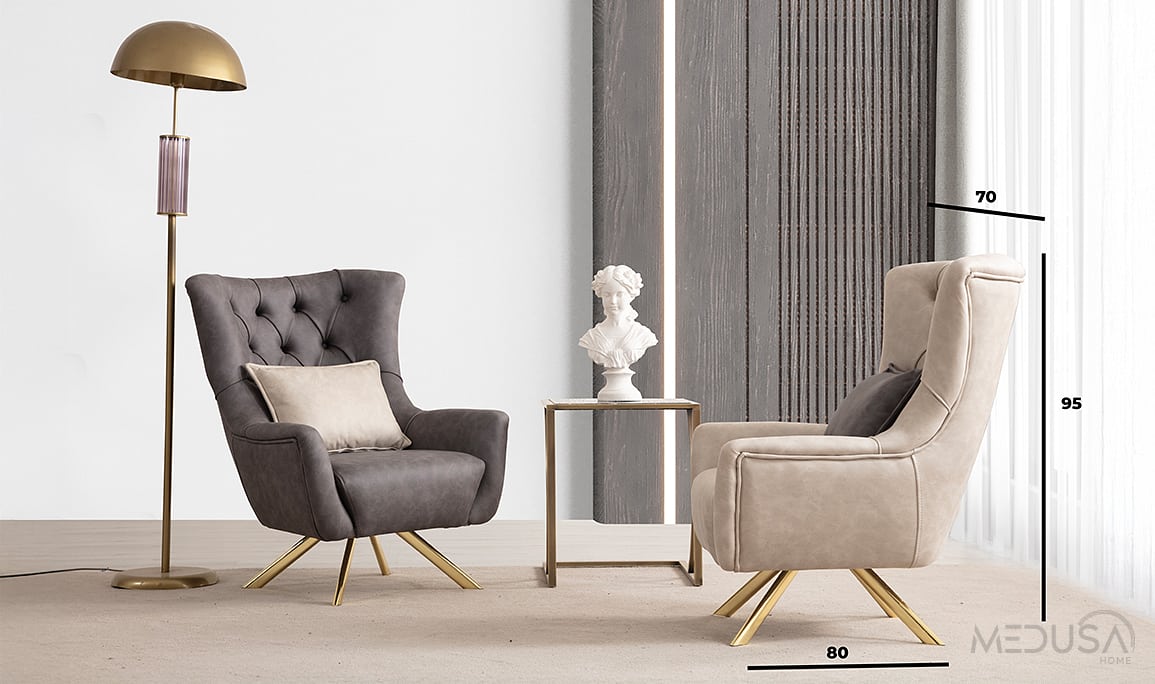 Silea Luxury Antrasit Berjer