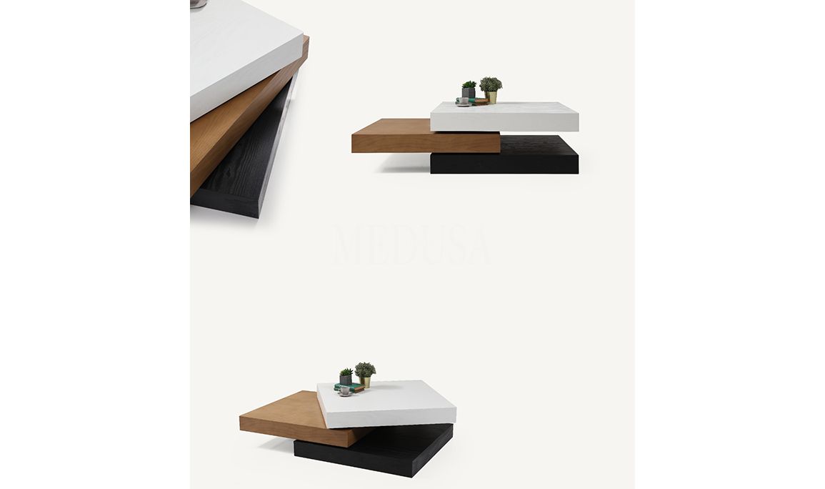 Triple Kare Orta Sehpa