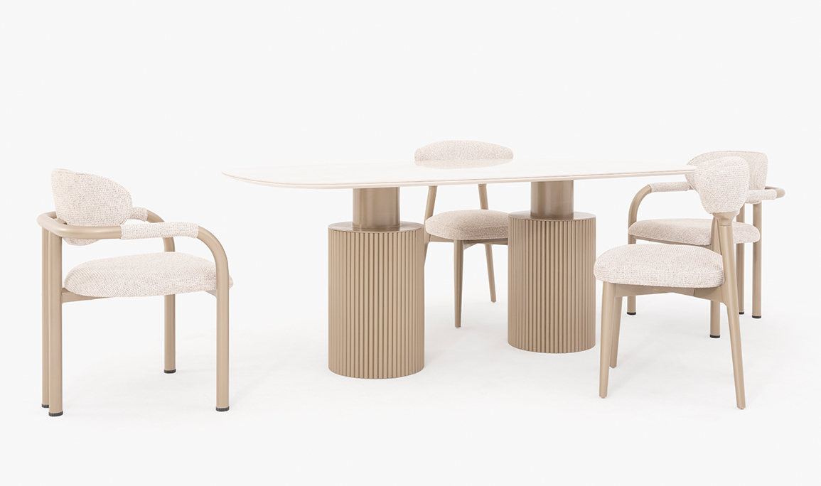 Vague Seramik Yemek Masası