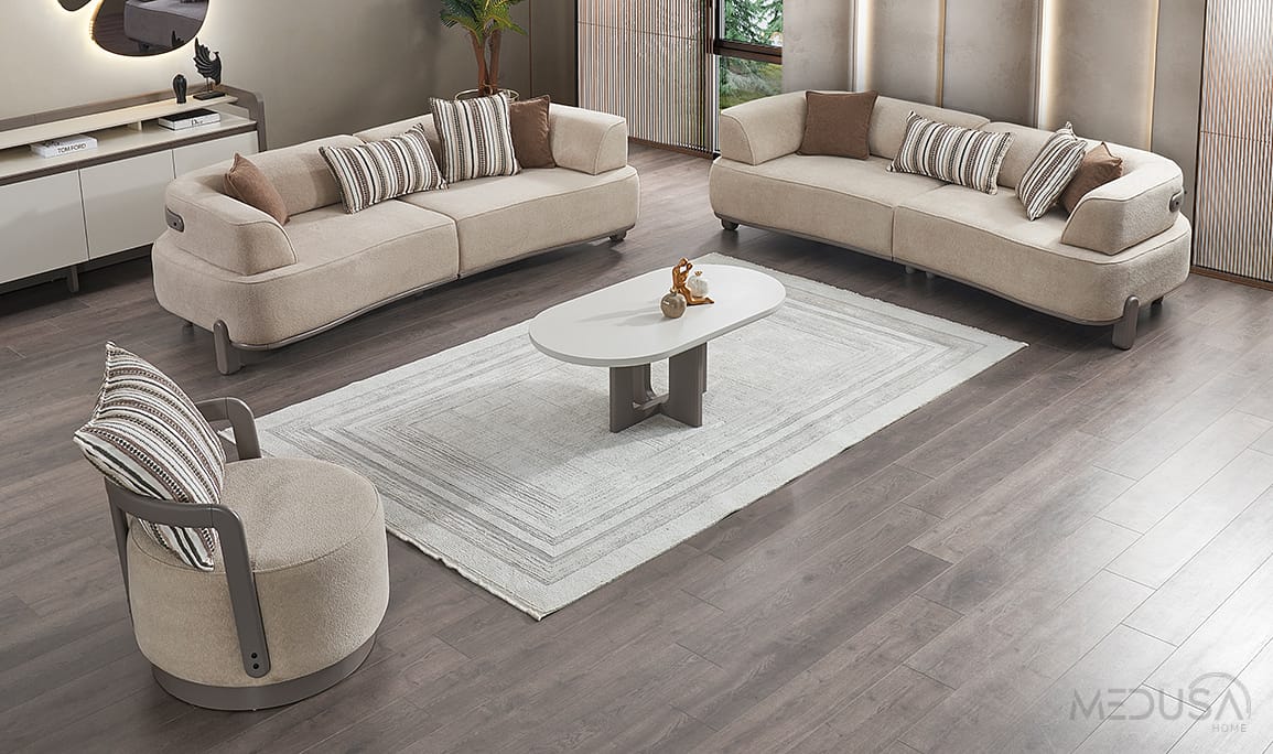 Vizyon Beige Koltuk Takımı