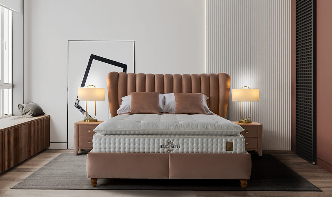 Elizabeth Peri Set Baza Başlık Yatak