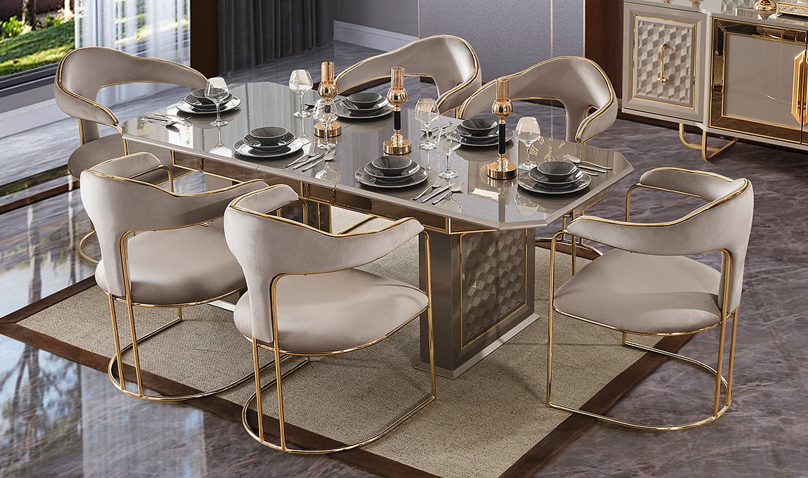 Lounge Luxury Yemek Masası