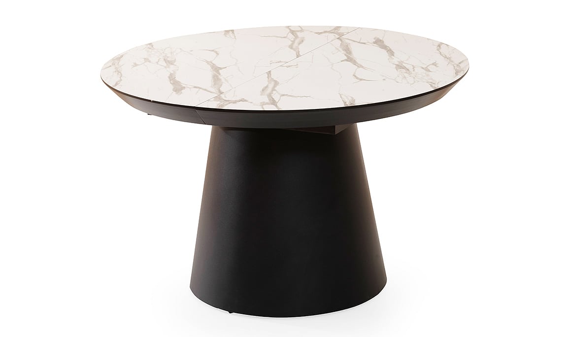 Marble Açılabilir Yuvarlak Masa