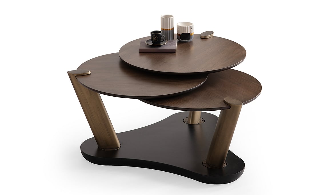 Trio Ceviz Orta Sehpa