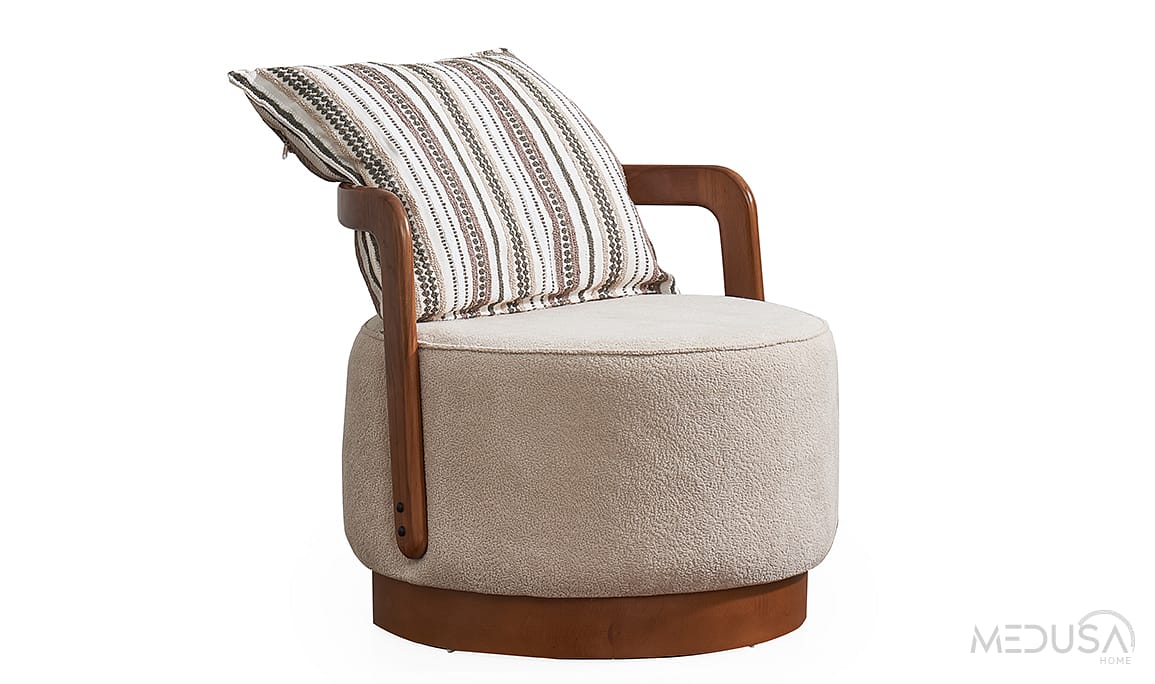 Vizyon Walnut Berjer