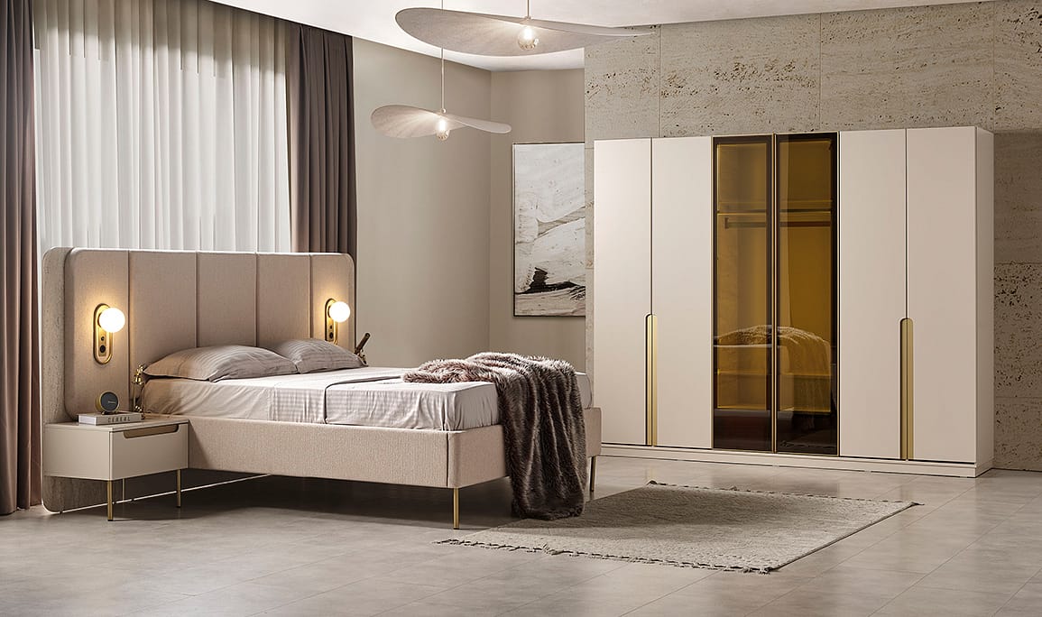 Zara Gold Yatak Odası
